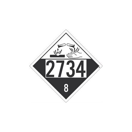 Nmc Placard, FLAMMABLE 1903 3 DL177BTB100